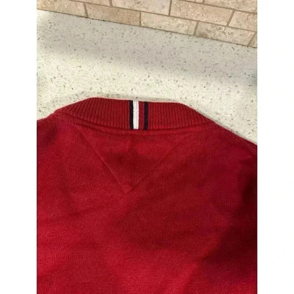Mens Tommy Hilfiger Signature  Logo Crewneck Cotton Sweater dr - Picture 5 of 6